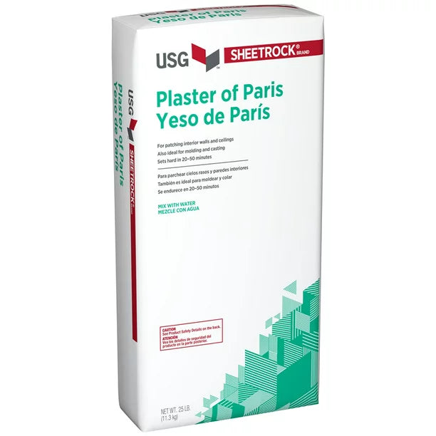 USG 380261 Plaster of Paris, 25 lb Bag