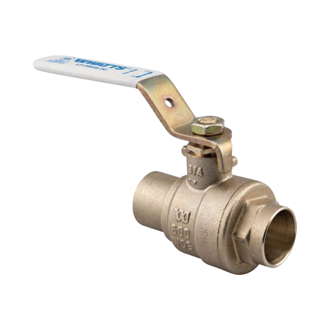 1/2 in. Brass FIP x FIP Full Port Threaded Ball Valve