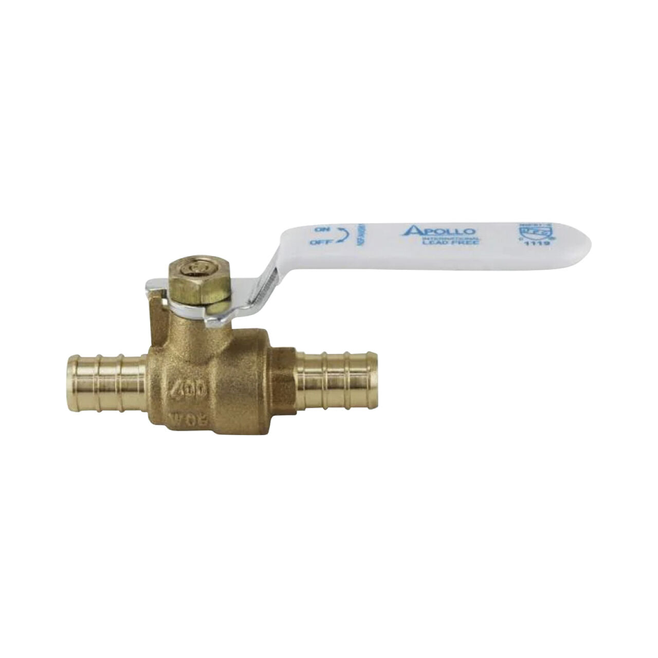 1/2 in. Brass PEX Barb Ball Valve