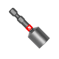 The DIABLO DNTSS12 Magnetic Nut Driver, by Diablo, features a durable hex shank with impact resistance and a cylindrical socket end. A small red label at the base highlights MaxTorque Zone durability against the plain backdrop.