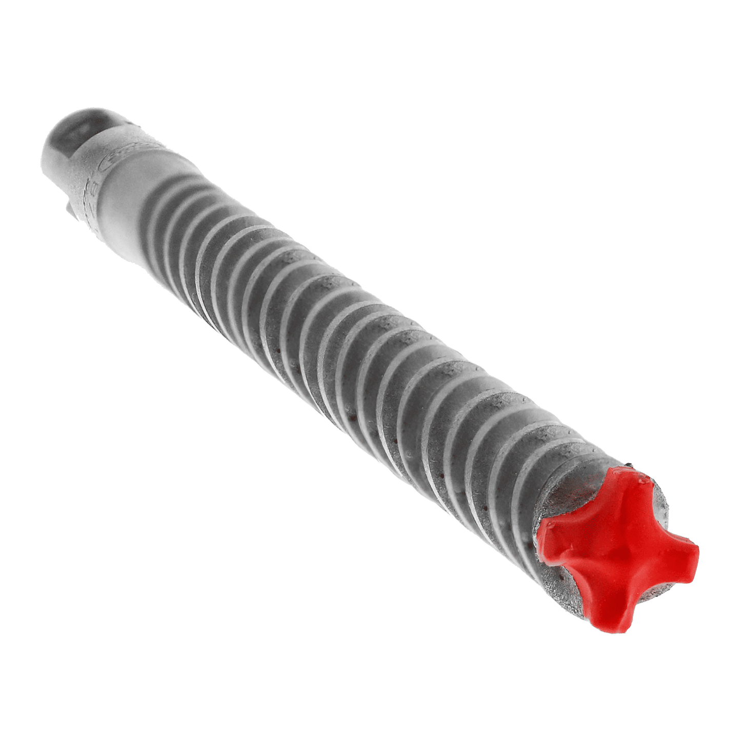 The DIABLO DMAPL4180 Rebar Demon™ SDS-Plus Hammer Drill Bit, with a grooved cylindrical body and red star-shaped carbide tip, is shown on a white background.