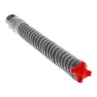 The DIABLO DMAPL4180 Rebar Demon™ SDS-Plus Hammer Drill Bit, with a grooved cylindrical body and red star-shaped carbide tip, is shown on a white background.