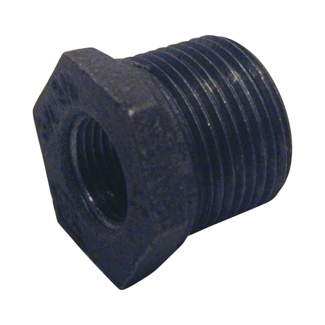 1 in. x 3/4 in. Black Malleable Iron Hex Bushing