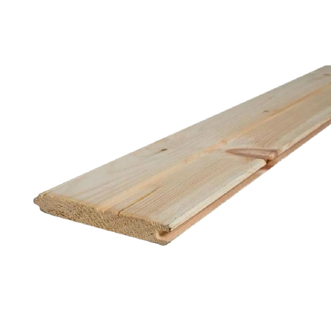 1 in. x 6 in. x 12 ft. Pattern Whitewood Board - Tongue & Groove