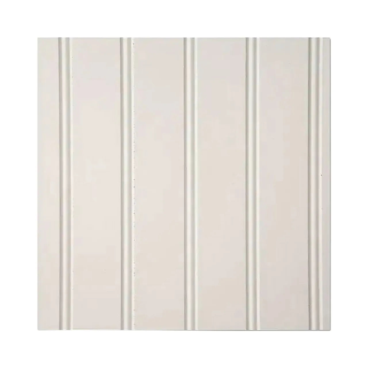 3/16 in. x 48 in. x 96 in. Beadboard White True Bead Panel