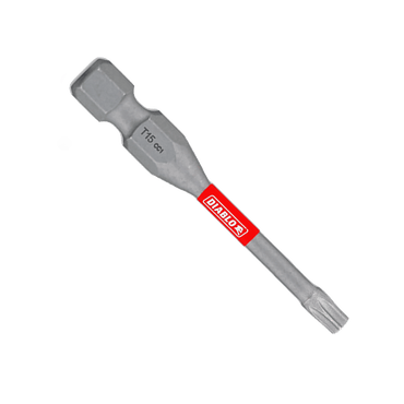 The image features a DIABLO DT152P5 2 in. #15 Torx Drive Bit with a gray metal design, square shank, and Torx T15 tip. A striking red DIABLO label represents the Impact Strong™ engineering against a clean white background.