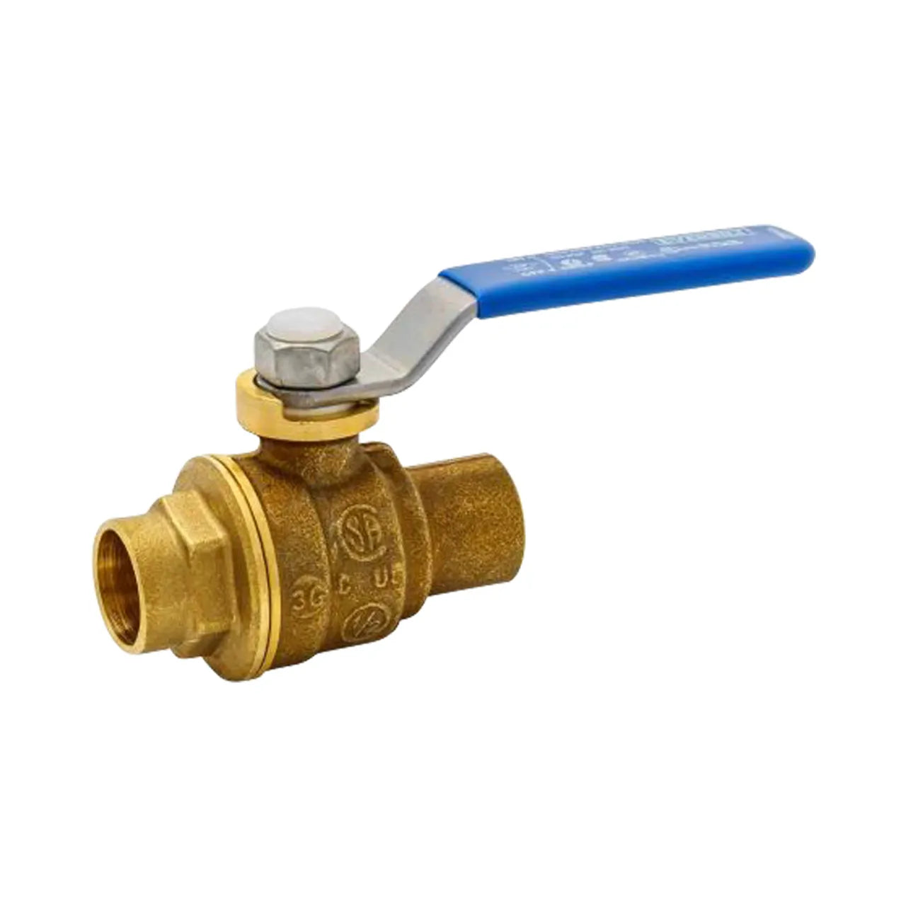 1/2 in. Brass C x C Full Port Ball Valve