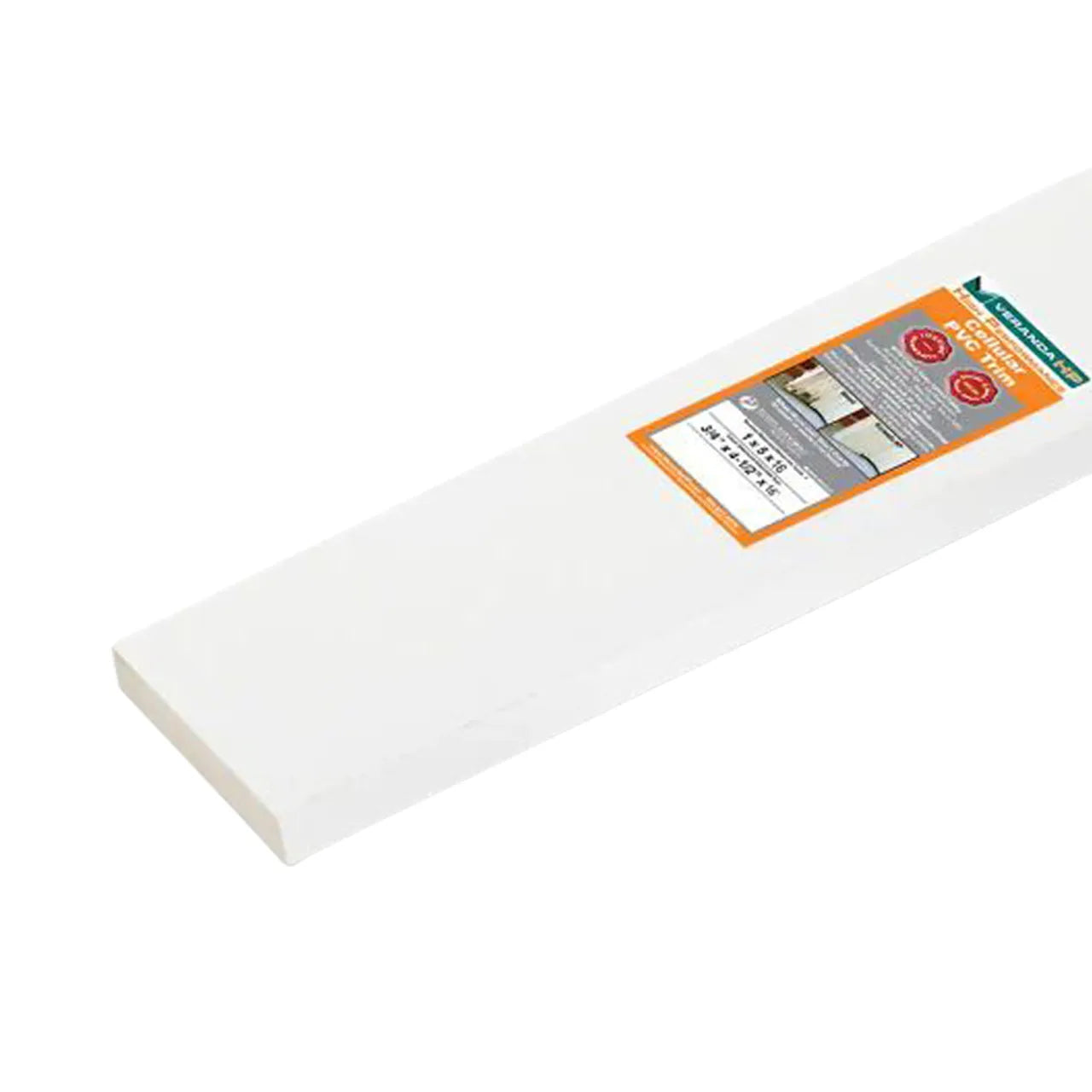 3/4 in. x 4-1/2 in. x 16 ft. Cellular PVC Trim