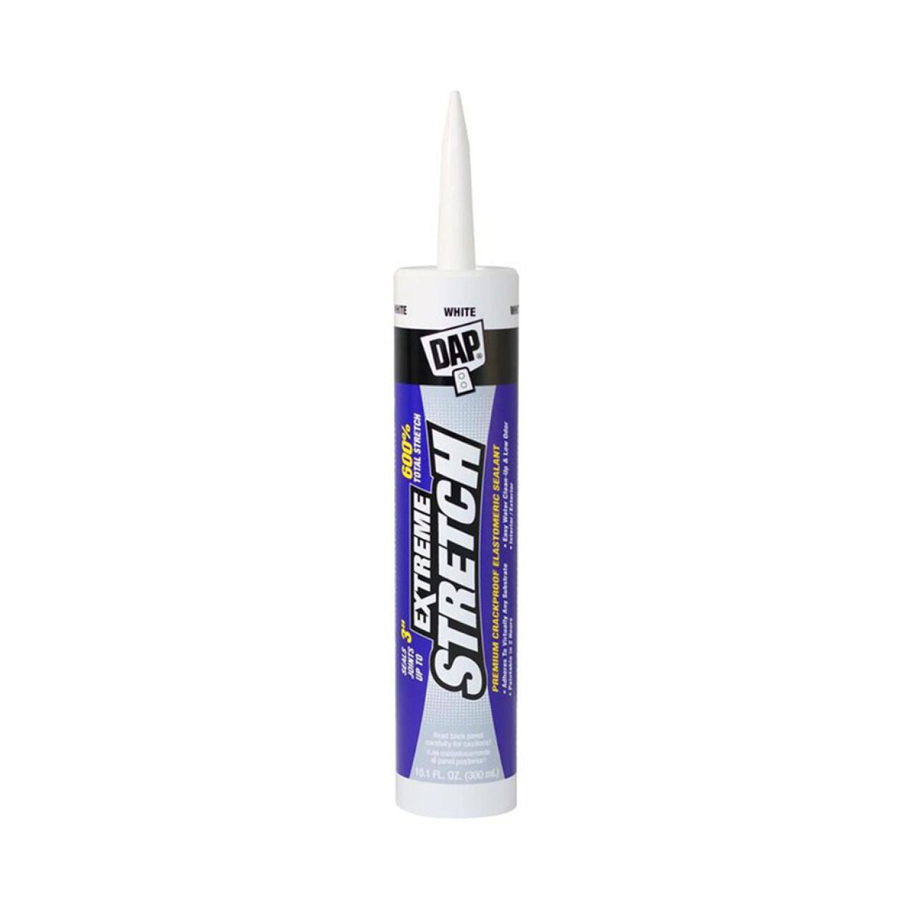 Extreme Stretch 10.1 oz. Premium Crackproof Elastomeric Sealant - White