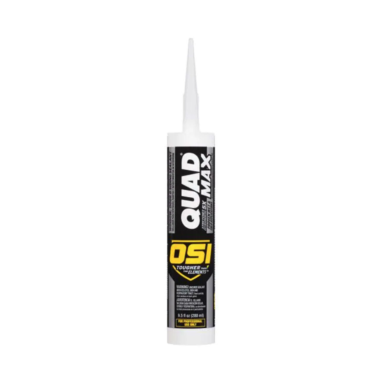 Quad Max 9.5 oz. Exterior/Interior Window Door & Siding Sealant - White