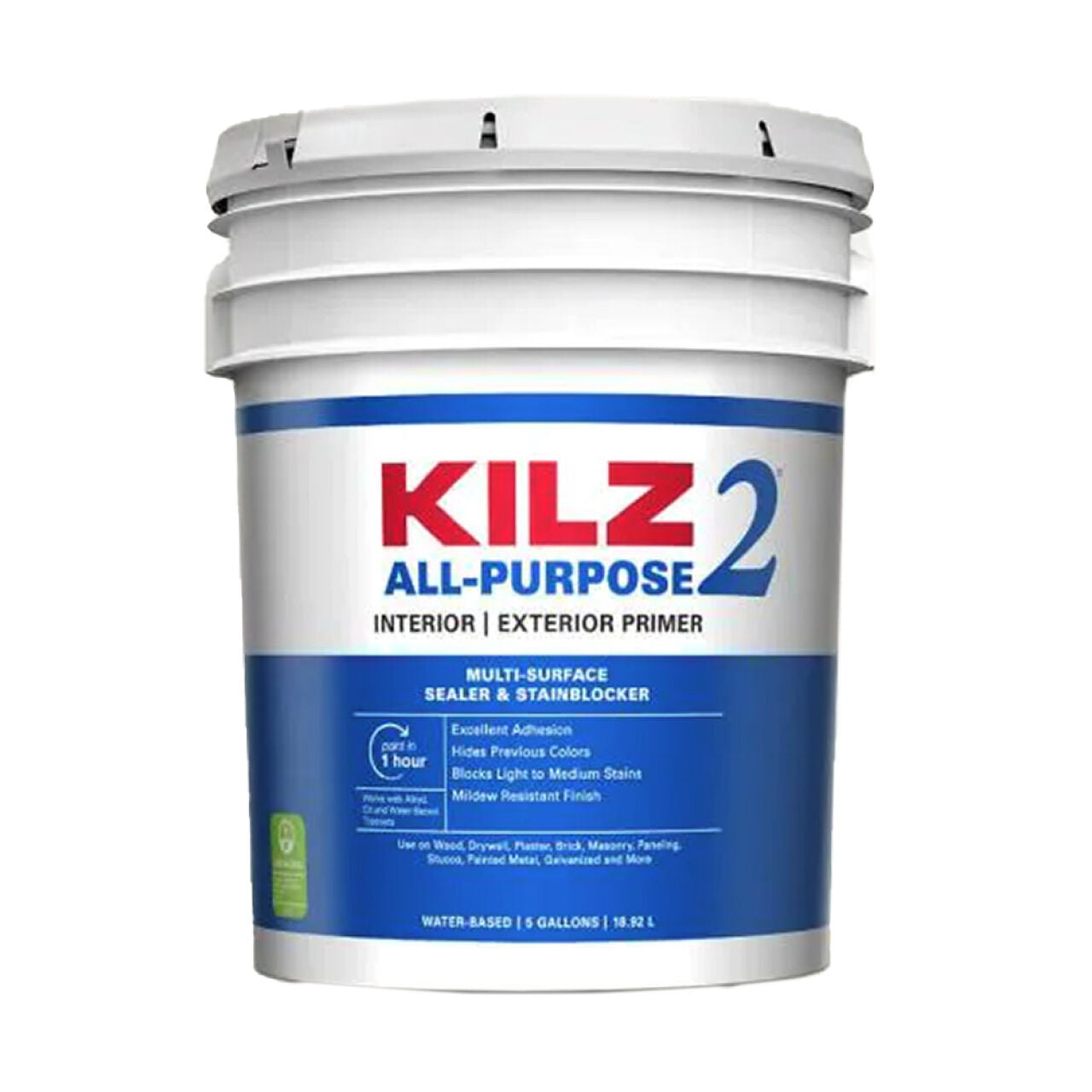 5 gal. Interior/Exterior Multi-Surface Primer, Sealer & Stain Blocker - White