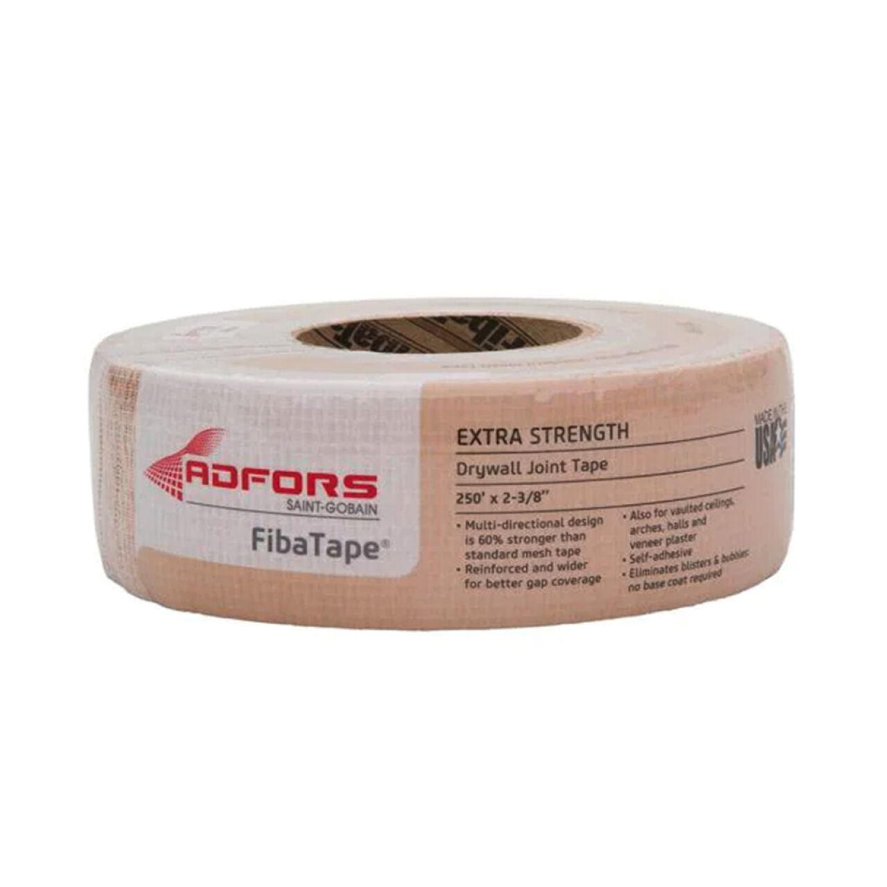 FibaTape 2-3/8 in. x 250 ft. Extra-Strength Self-Adhesive Mesh Drywall Tape