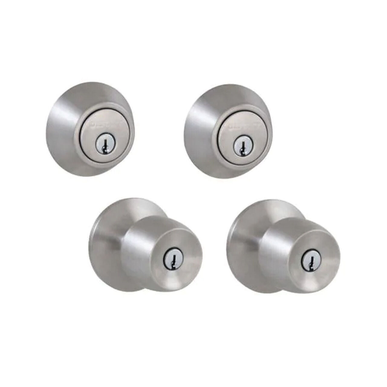 Brandywine Single Cylinder Keyed Entry - Stainless Steel