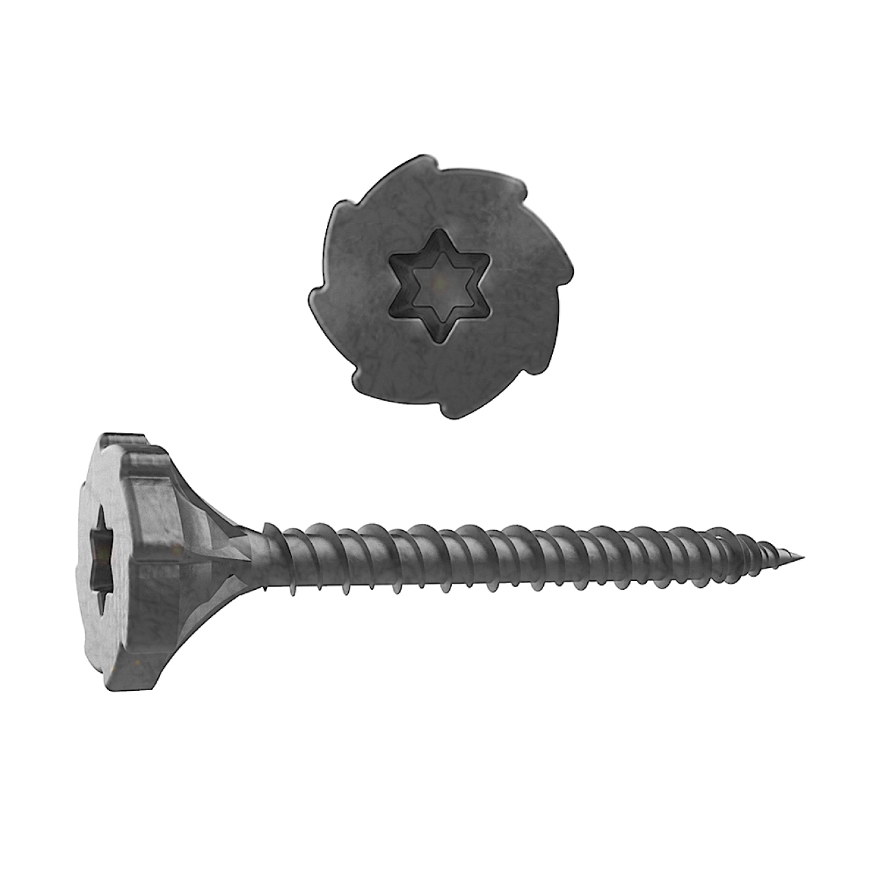 #9 x 1-5/8 in. Rock-On Serrated Flat Head Star Drive Cement Board Screws (575/Pack)