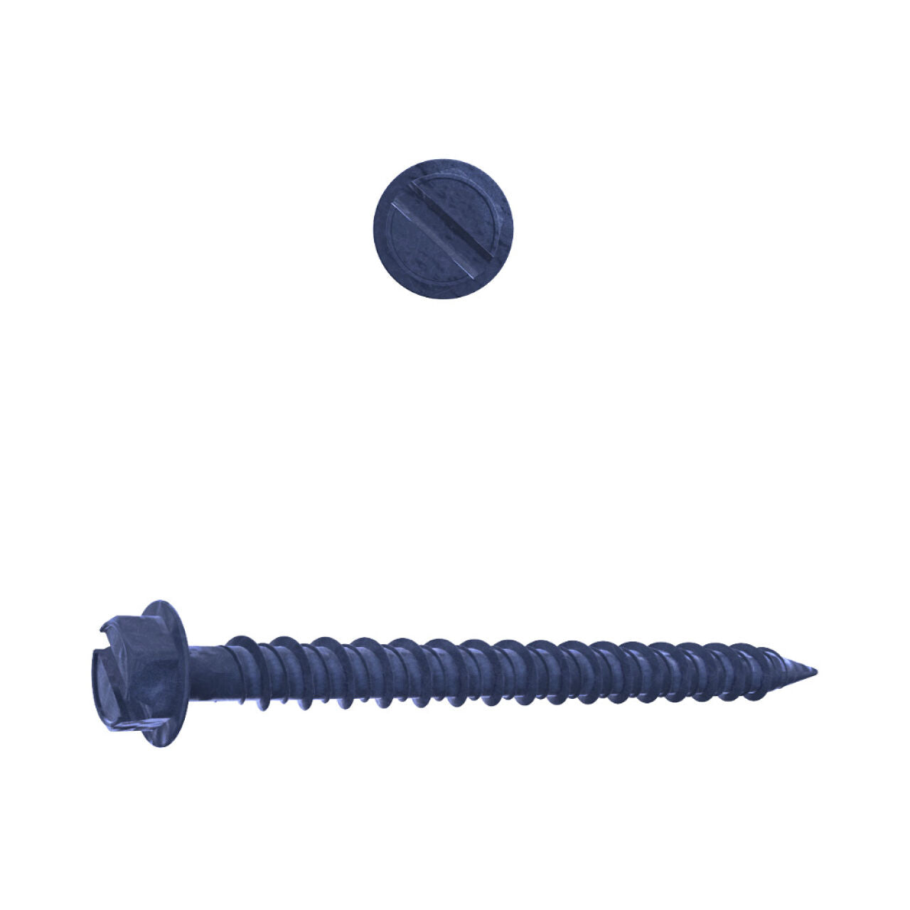 3/16 in. x 1-1/4 in. Hex Head Concrete Screws (25/Pack)