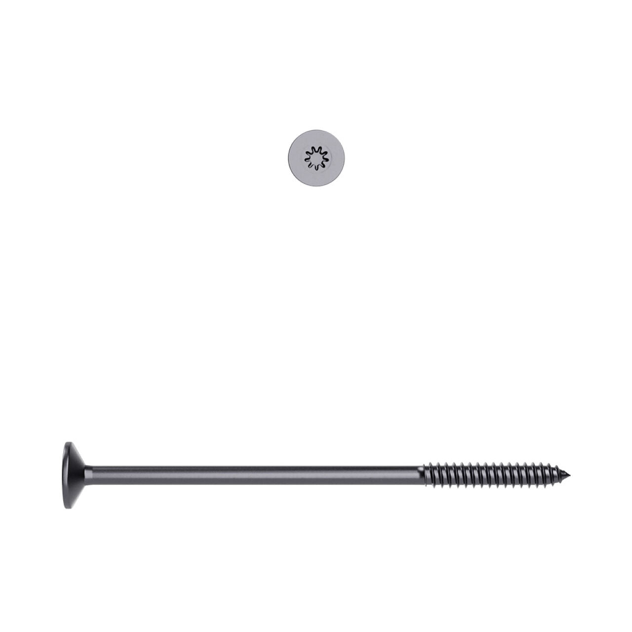 3/16 in. x 2-7/8 in. HeadLok Star Drive Flat Head Heavy Duty Wood Deck Screw (50/Pack)