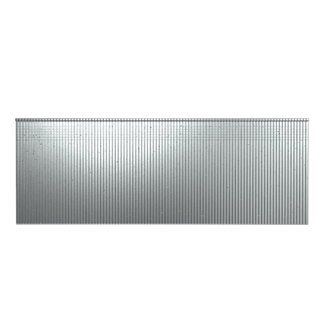 A rectangular sheet of 1-1/4 in. corrugated metal with vertical ridges and subtle horizontal lines, from Go Build by The Fastest Way To Build.