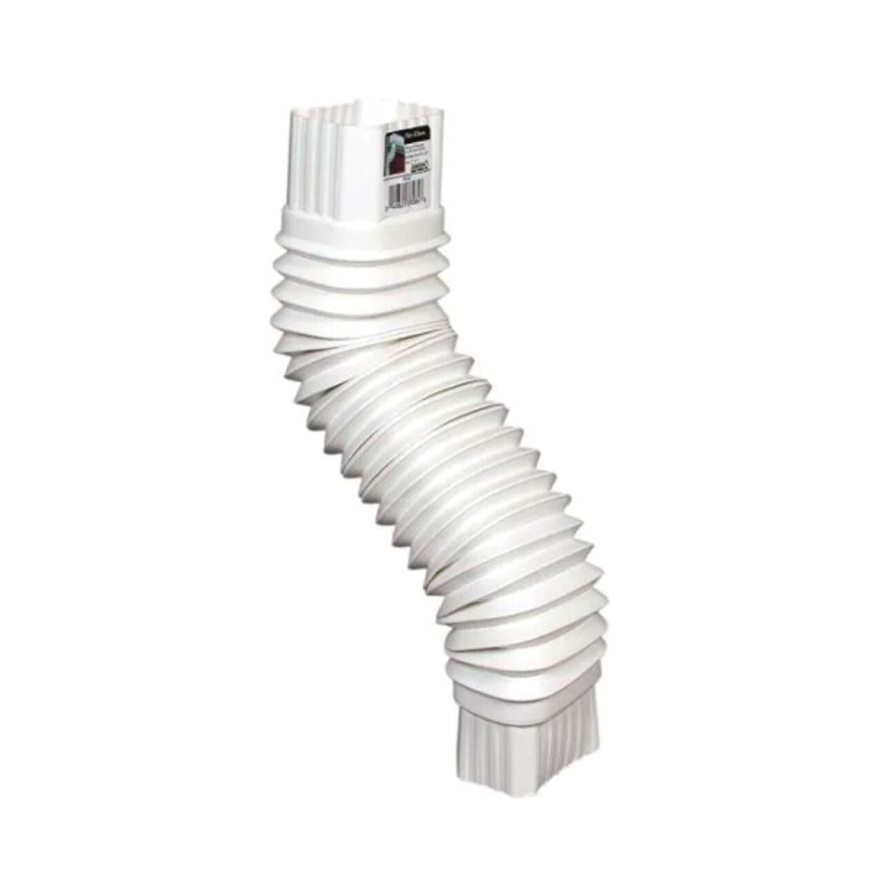 2 in. x 3 in. Flex-Elbow - White