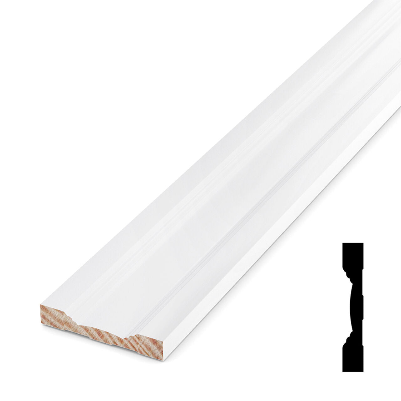 WM 650 11/16 in. x 4-1/4 in. x 16ft. Primed Pine Finger Jointed Casing