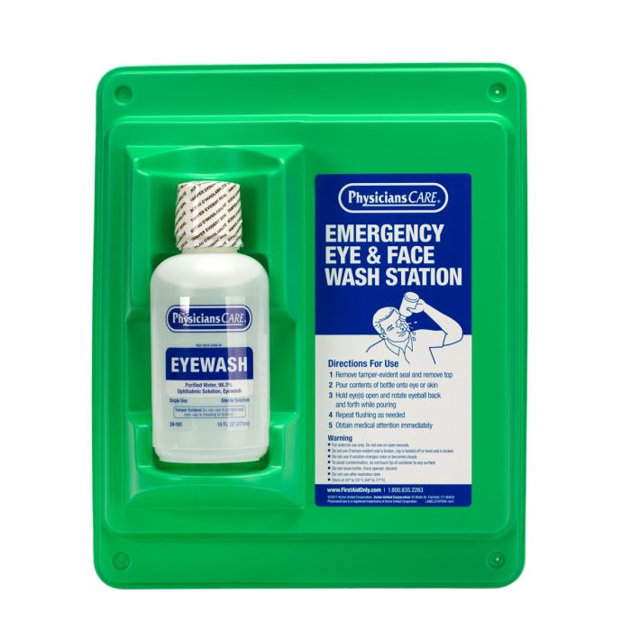 PhysiciansCare Eyewash Station, Single 16 oz.