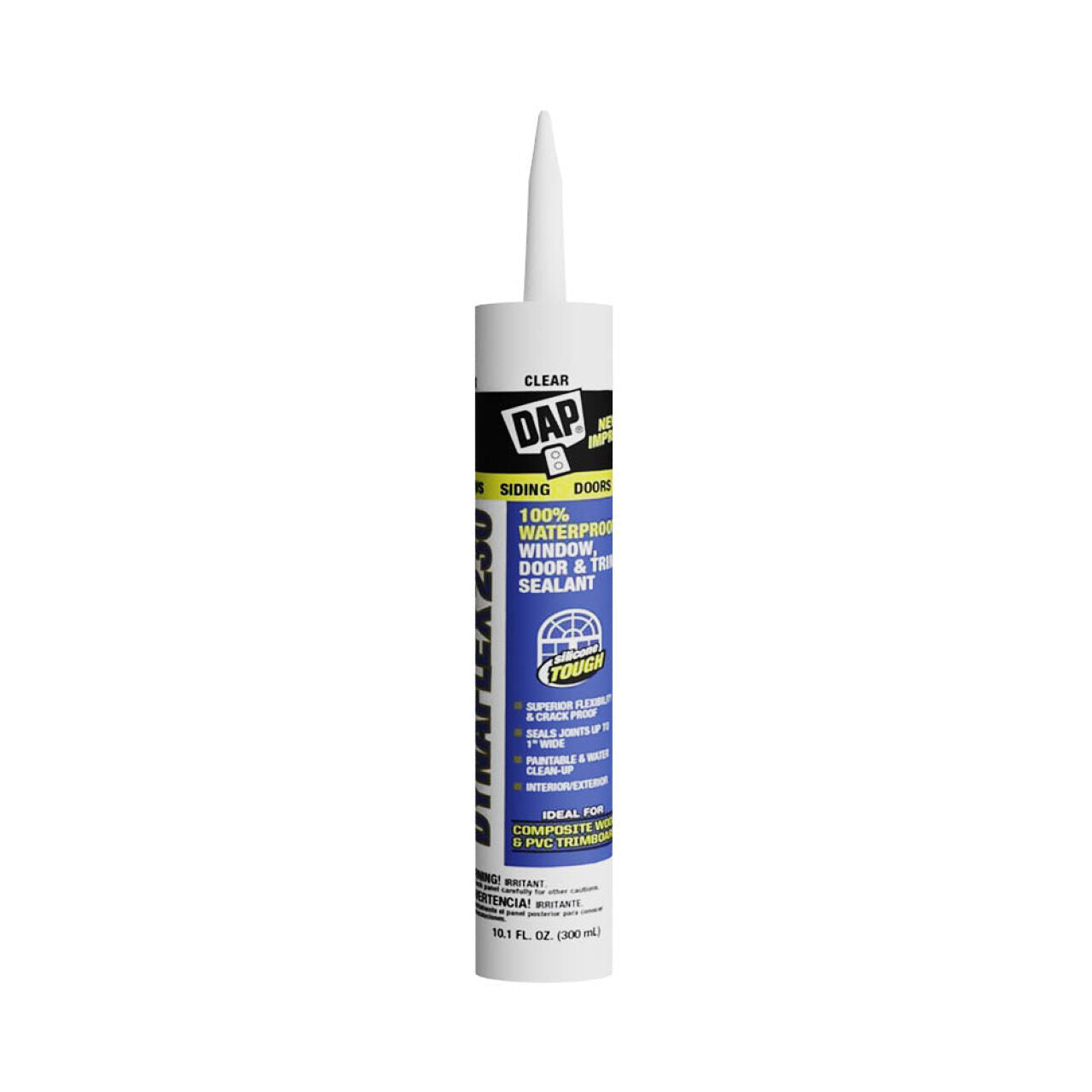 Dynaflex 230 10.1 oz. Paintable Latex Caulk - Clear