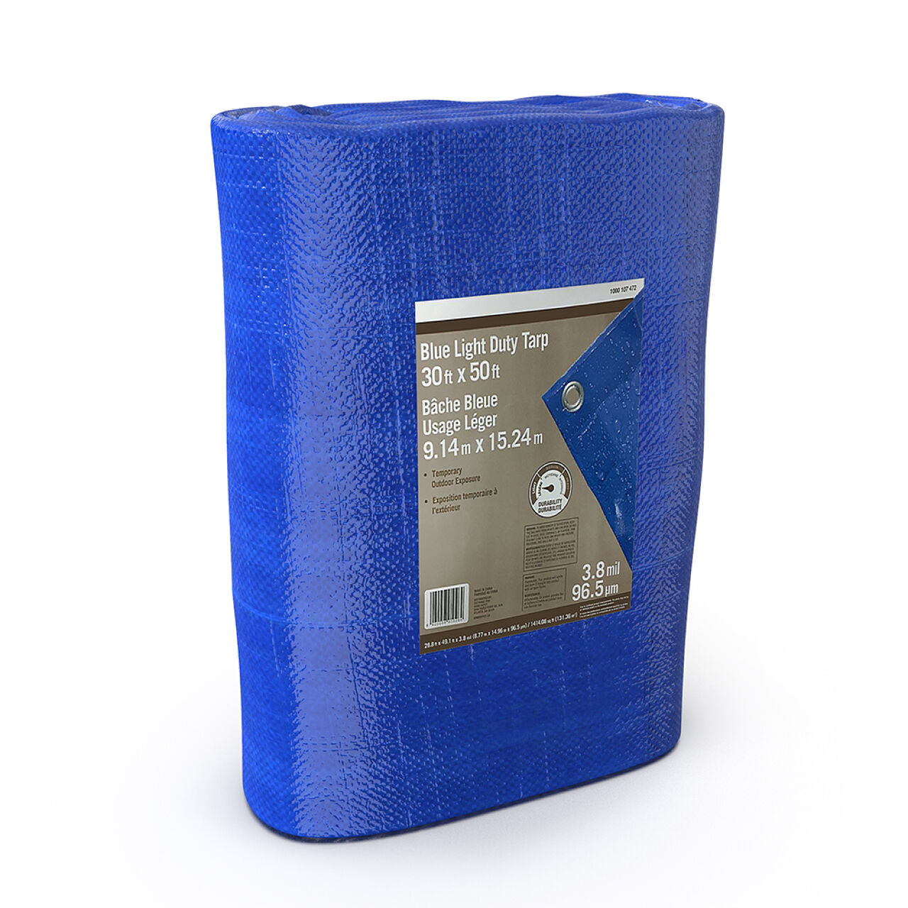 30 ft. x 50 ft. Light Duty Tarp - Blue