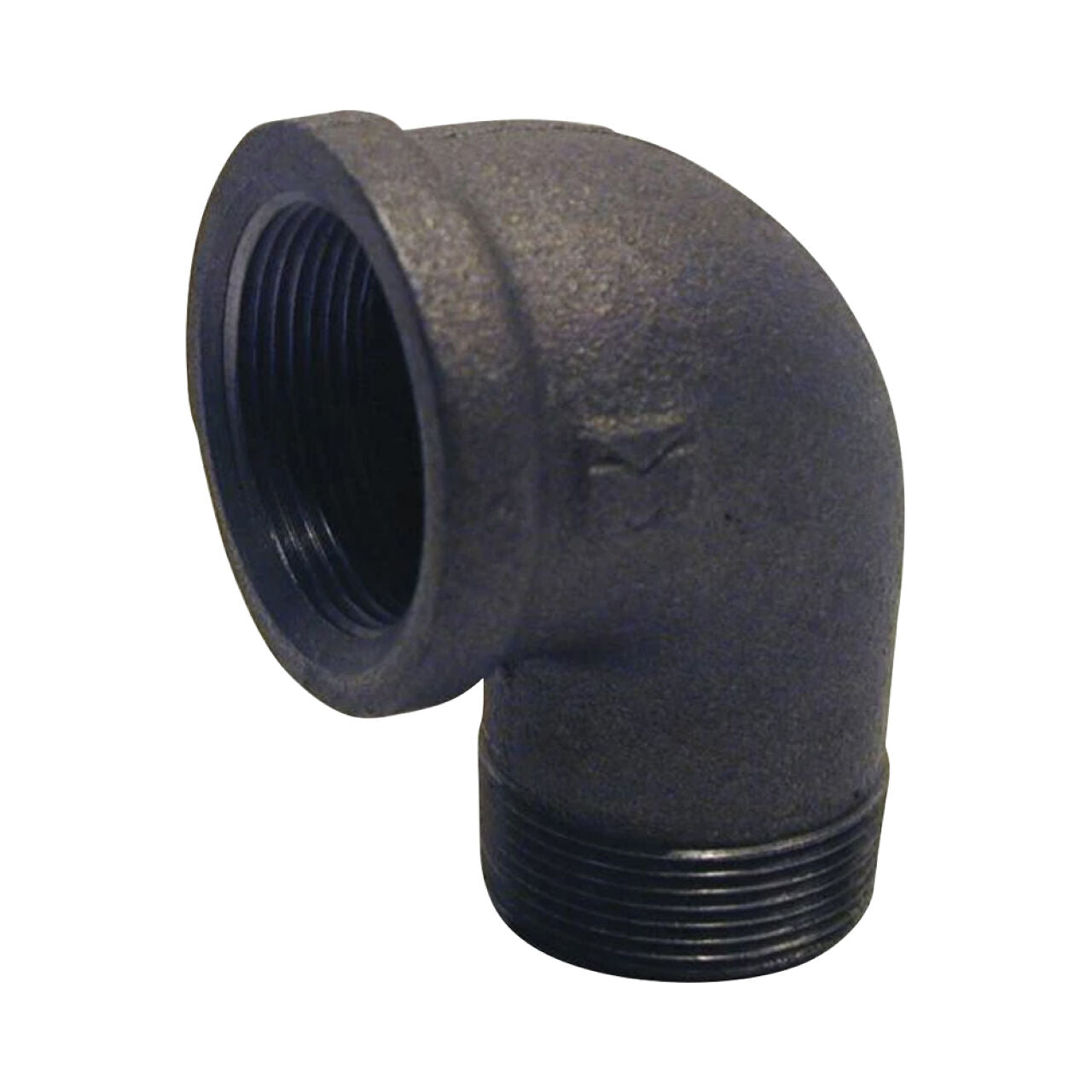 3/4 in. Black Malleable Iron 90-Degree FPT x MPT Street Elbow