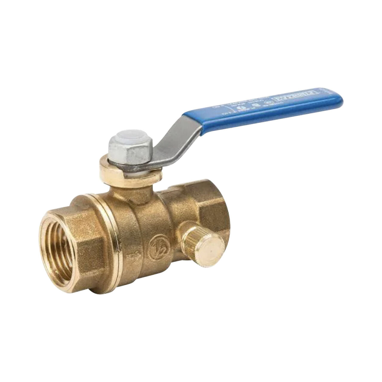 3/4 in. x 3/4 in. Forged Brass Threaded Ball & Waste Valve