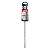 The Diablo Rebar Demon™ drill bit measures 3/8 in. x 10 in. x 12 in., featuring a full carbide head for longevity, with packaging in black, red, and white colors.