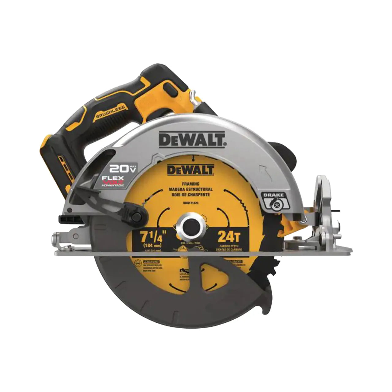 20V MAX Cordless Brushless 7-1/4 in. Circular Saw - (Tool Only)