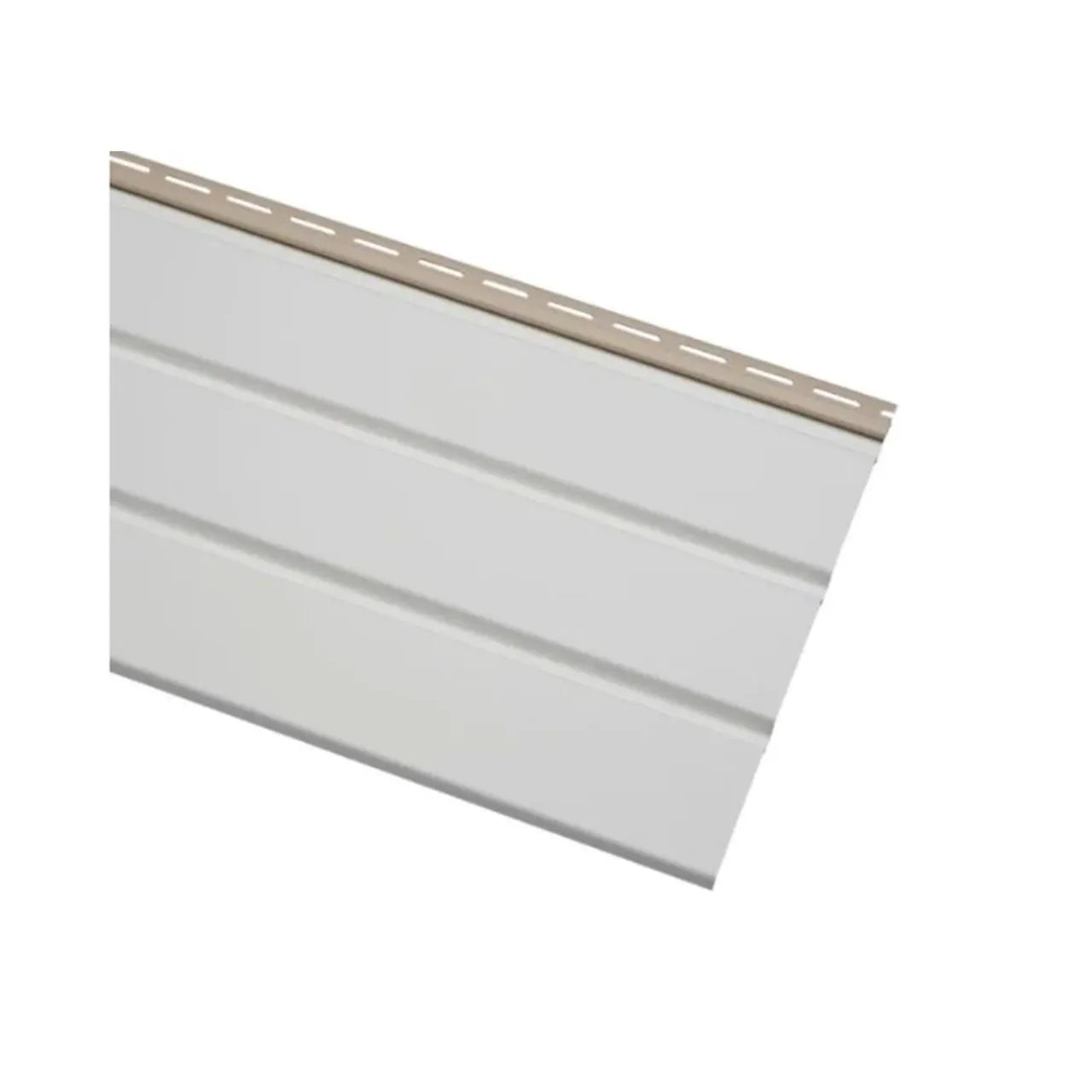 1/2 in. x 12-3/4 in. x 12 ft. Ply Gem Vinyl Soffit Non-Ventilated - White