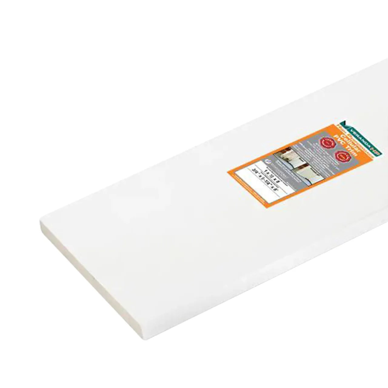 3/4 in. x 9-1/4 in. x 8 ft. High Performance Cellular PVC Trim Board - White