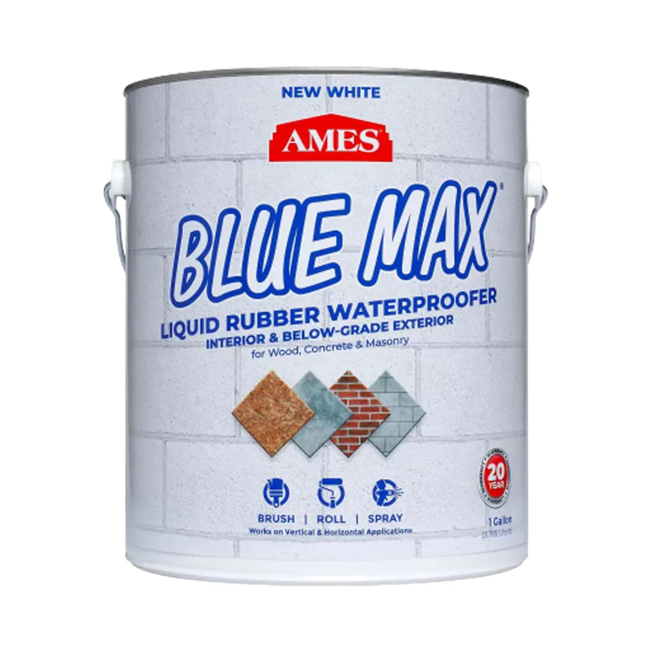 Blue Max 1 gal. Liquid Rubber Waterproofer - White