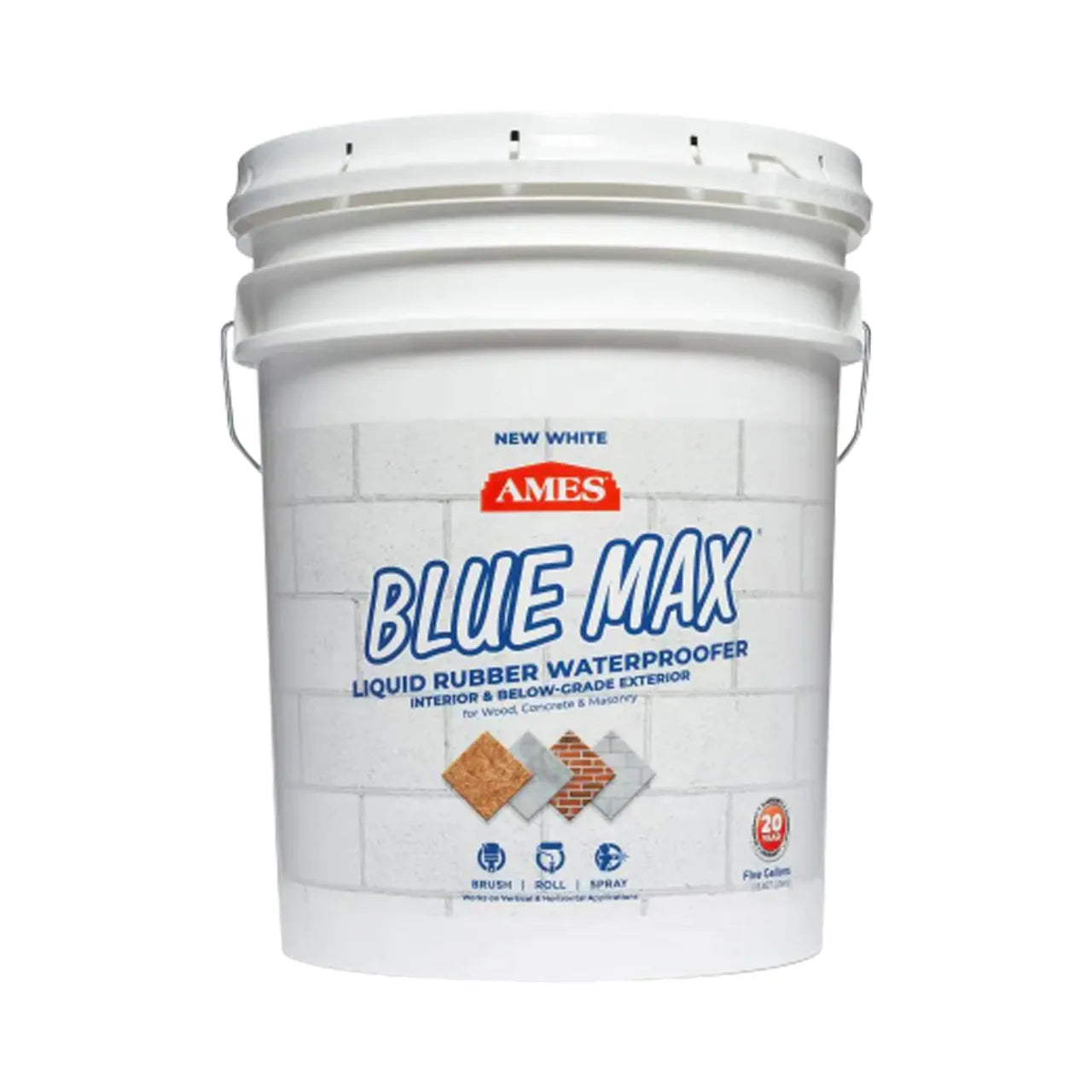 Blue Max 5 gal. Basement Waterproofing Sealer Regular Grade - White