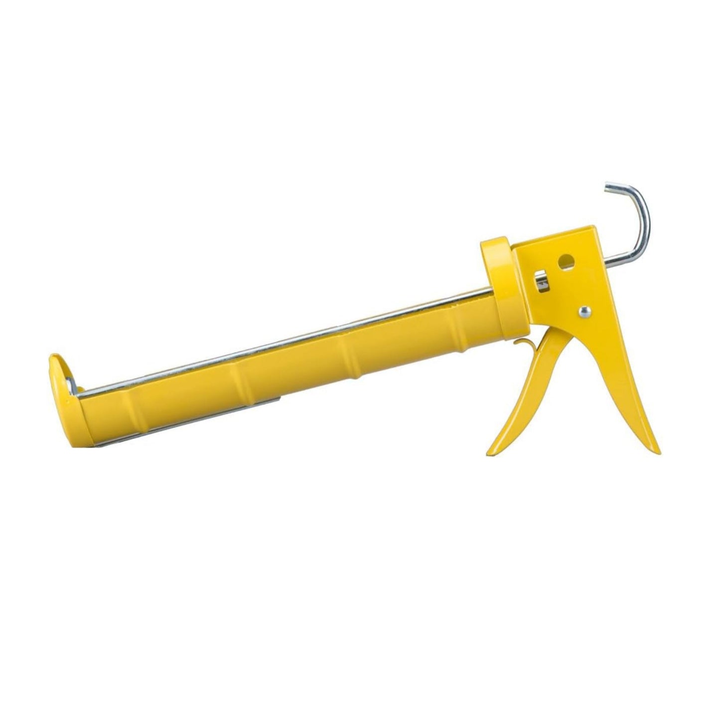 The DRIPLESS CR400 29 oz. heavy-duty caulking gun, featuring a ratchet rod design, is shown against a plain white background.