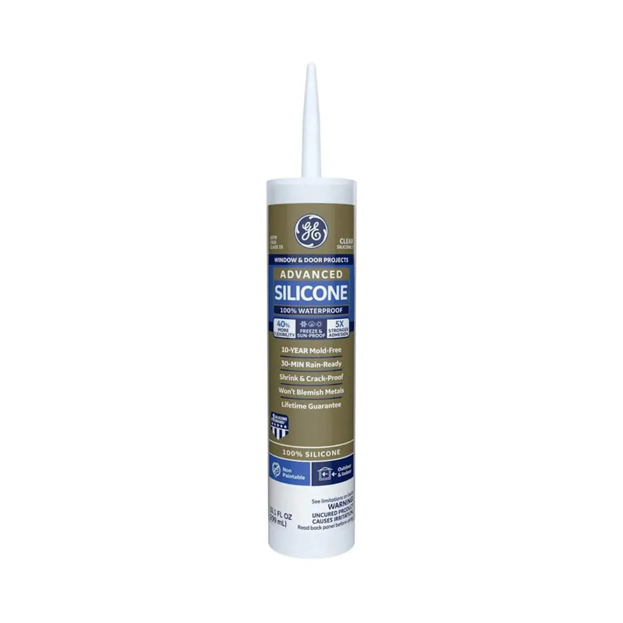 Silicone 2+ 10.1 oz. Silicone Caulk - Clear