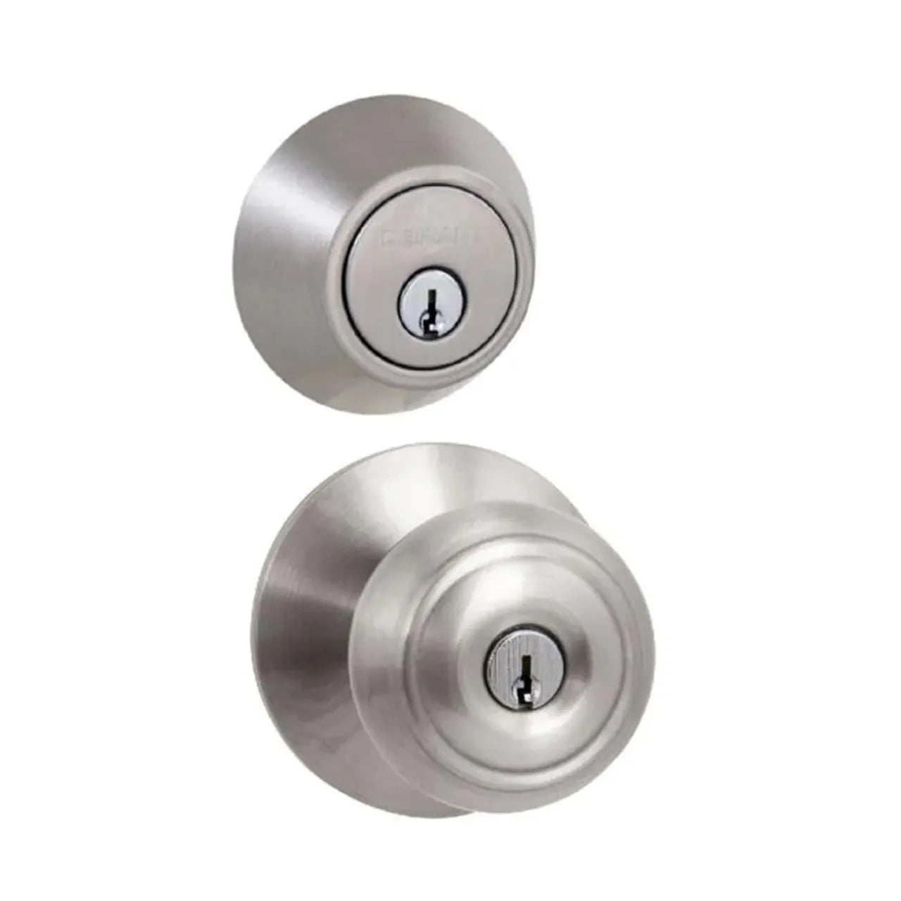 Hartford Single Cylinder Keyed Entry - Satin Nickel