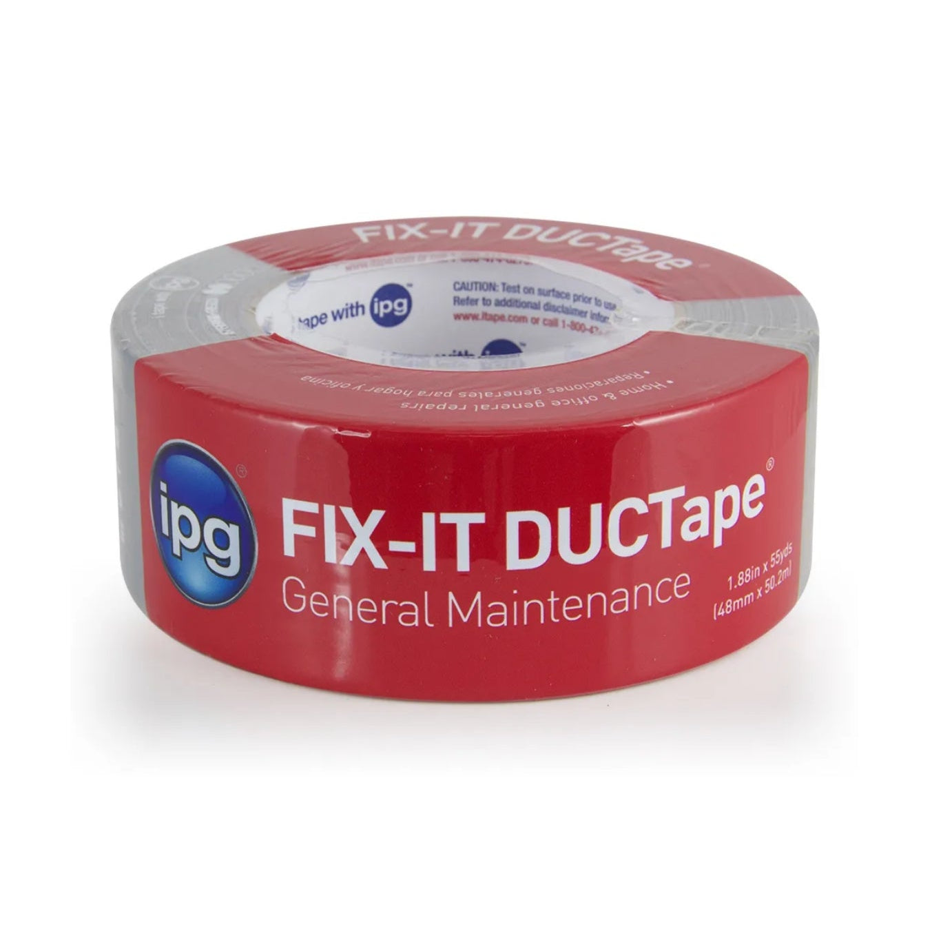 The IPG 6900 duct tape, in silver, is a versatile utility product for general maintenance. It features a natural rubber adhesive and displays the IPG logo prominently with a red label and white text, set against a clean white background.