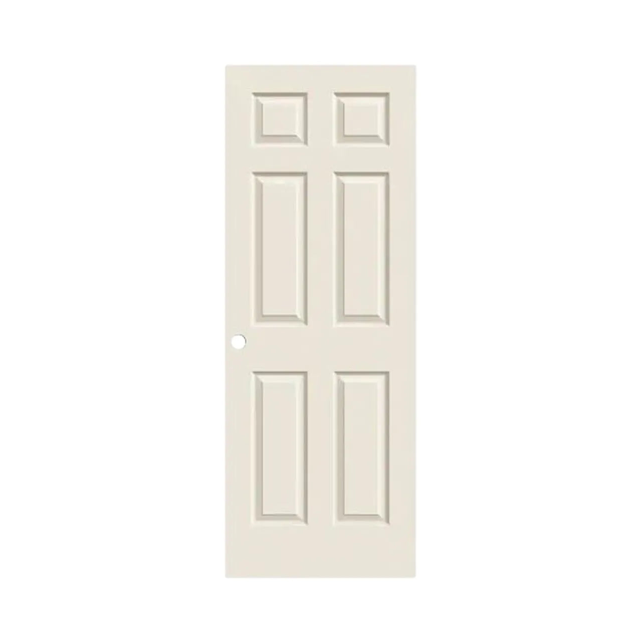 24 in. x 80 in. Colonist Primed Textured Molded Composite MDF Interior Door Slab, Hollow-Core