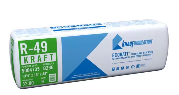 Knauf R49 KFB 13.75" X 16" X 48" 32sf ($2.68 /sq.ft) - Go Build, The Fastest Way To Build