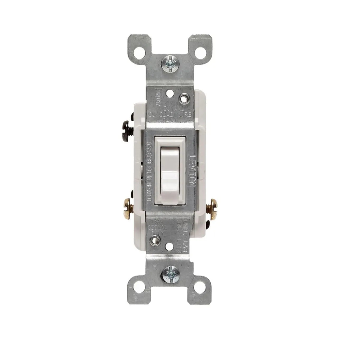 3 Way Toggle Switch 15A - White