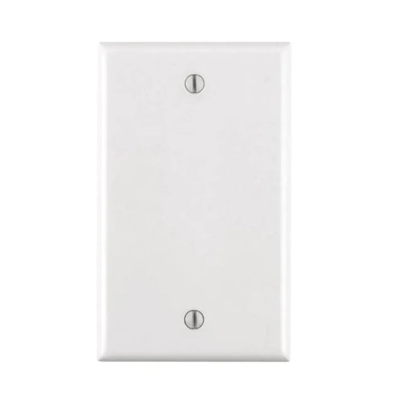 Wall Plate - 1 Gang Blank - White