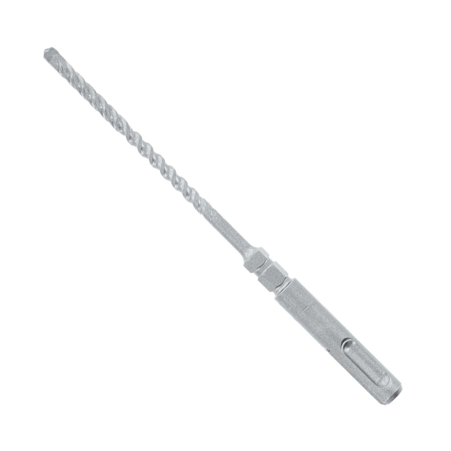 The DIABLO DMAPL2920 drill bit, with a hexagonal shank and spiral shaft, boasts a full-carbide head. Designed for SDS-Plus rotary hammers, its showcased diagonally against a plain white background.