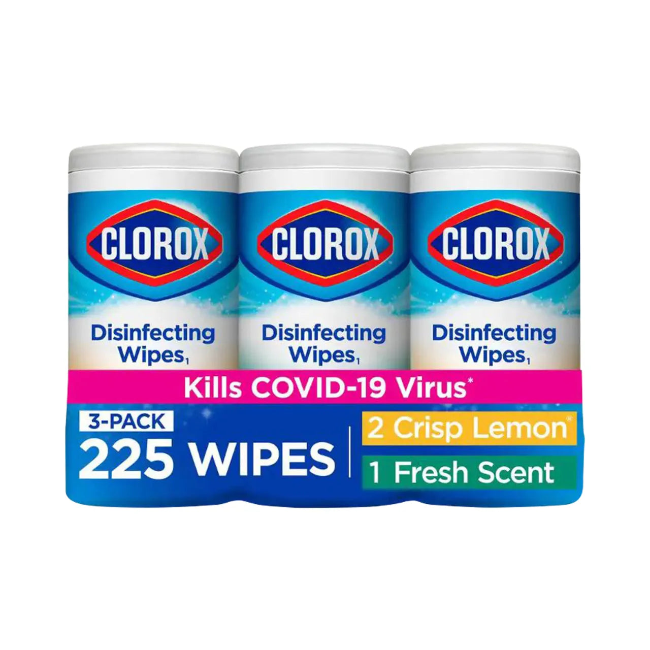 75-Count Crisp Lemon/Fresh Scent Disinfecting Wet Wipes