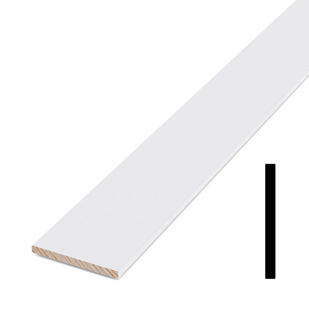 1/2 in. x 5-1/2 in. x 144 in. Primed Pine Finger Jointed Baseboard Pro Pack