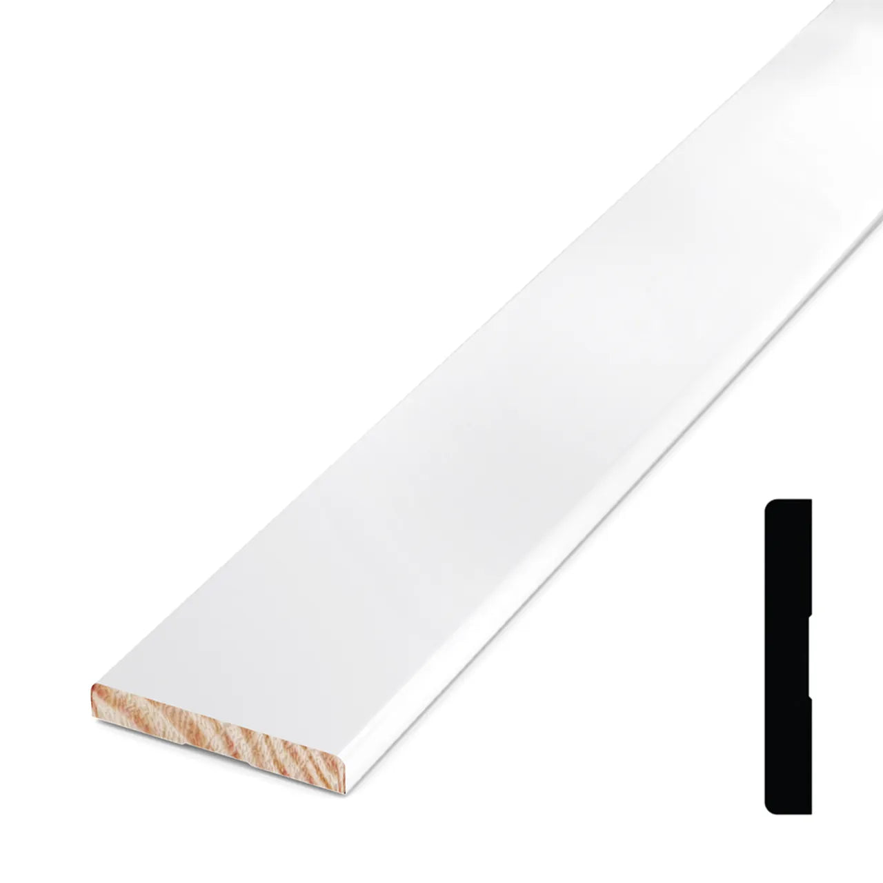 5/8 in. x 3-1/2 in. x 14.25 ft. Primed Finger-Jointed Pine Casing Moulding Pro-Pack