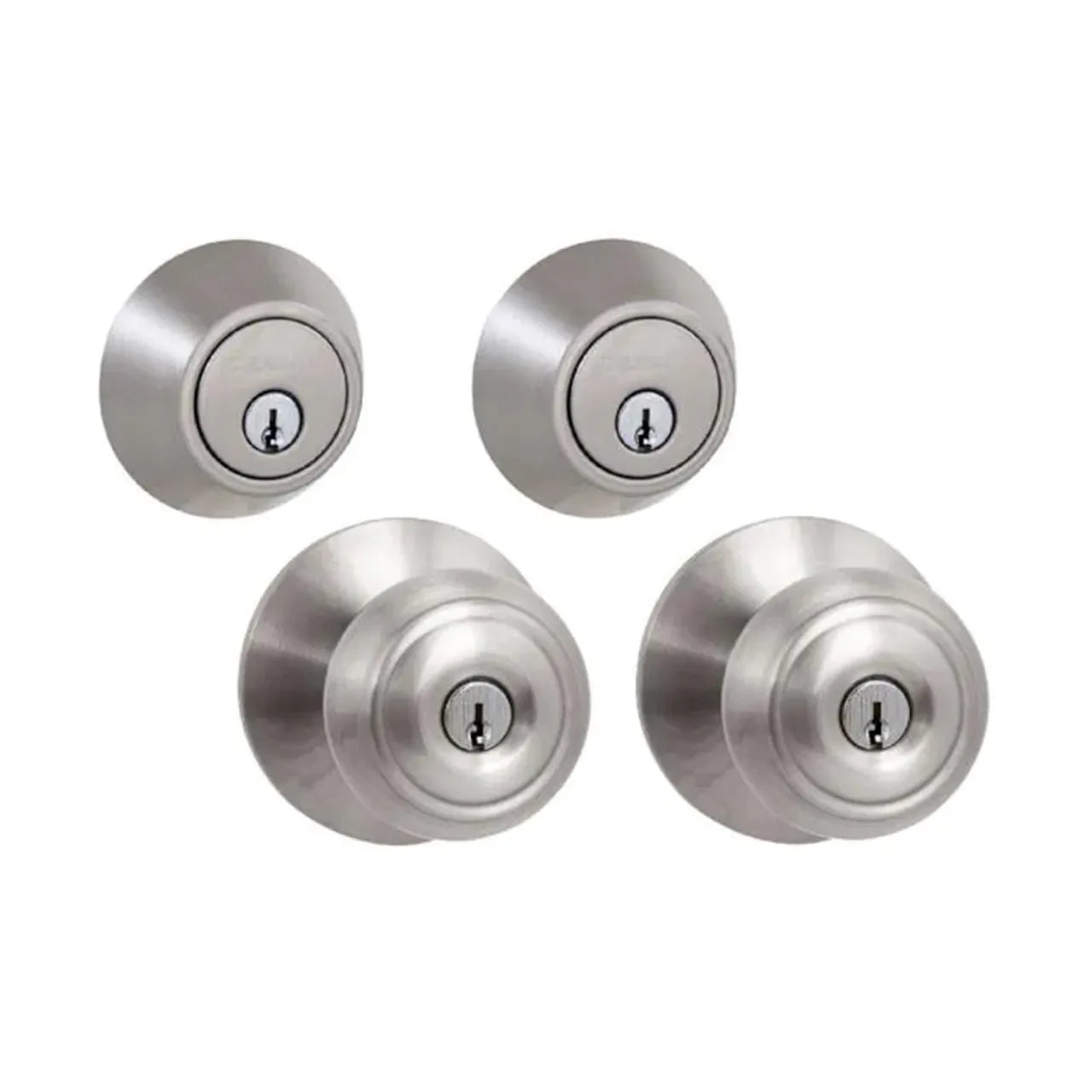 Hartford Single Cylinder Keyed Entry - Satin Nickel