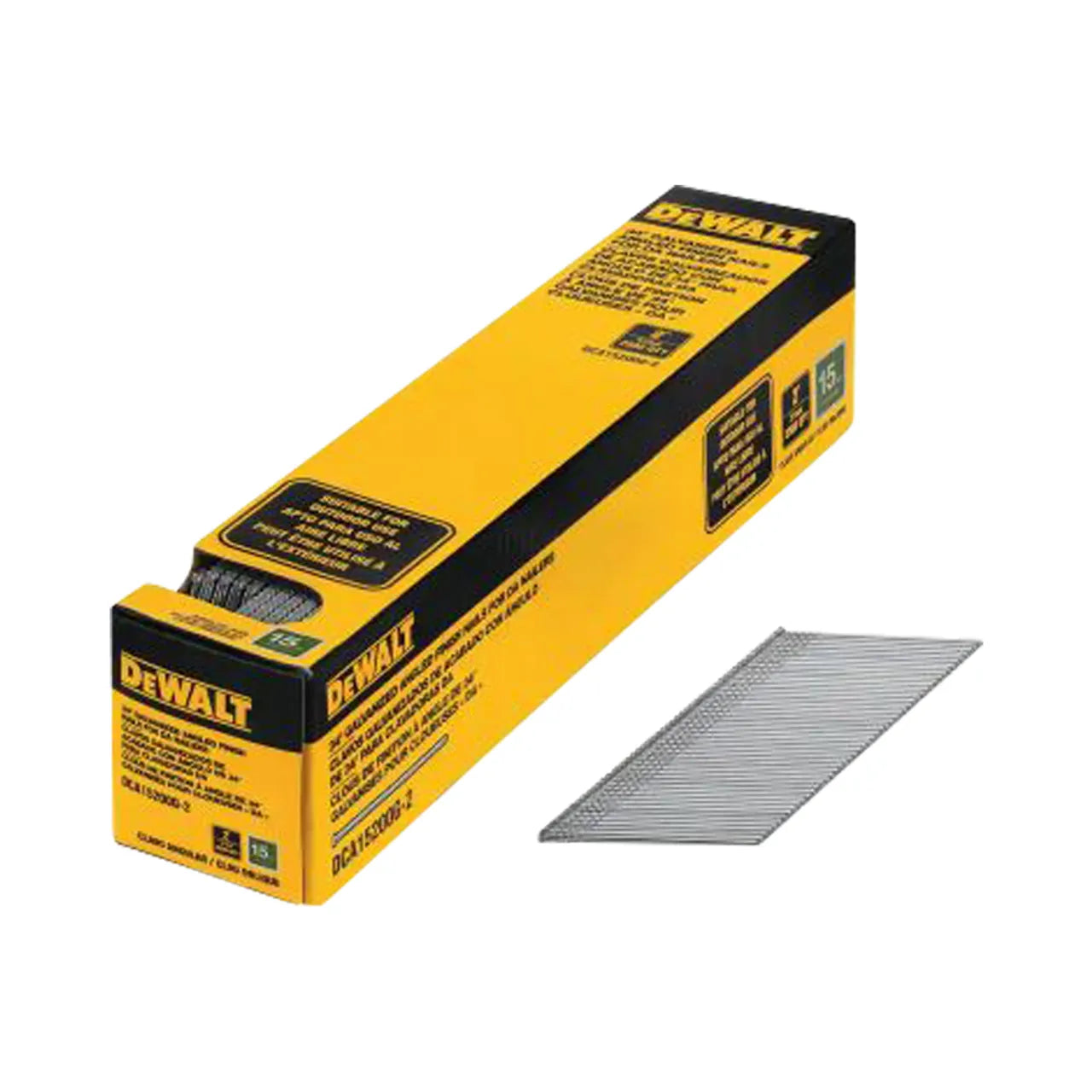 2 in. x 15 Ga. Angled Nails - Galvanized (2500/Pack)