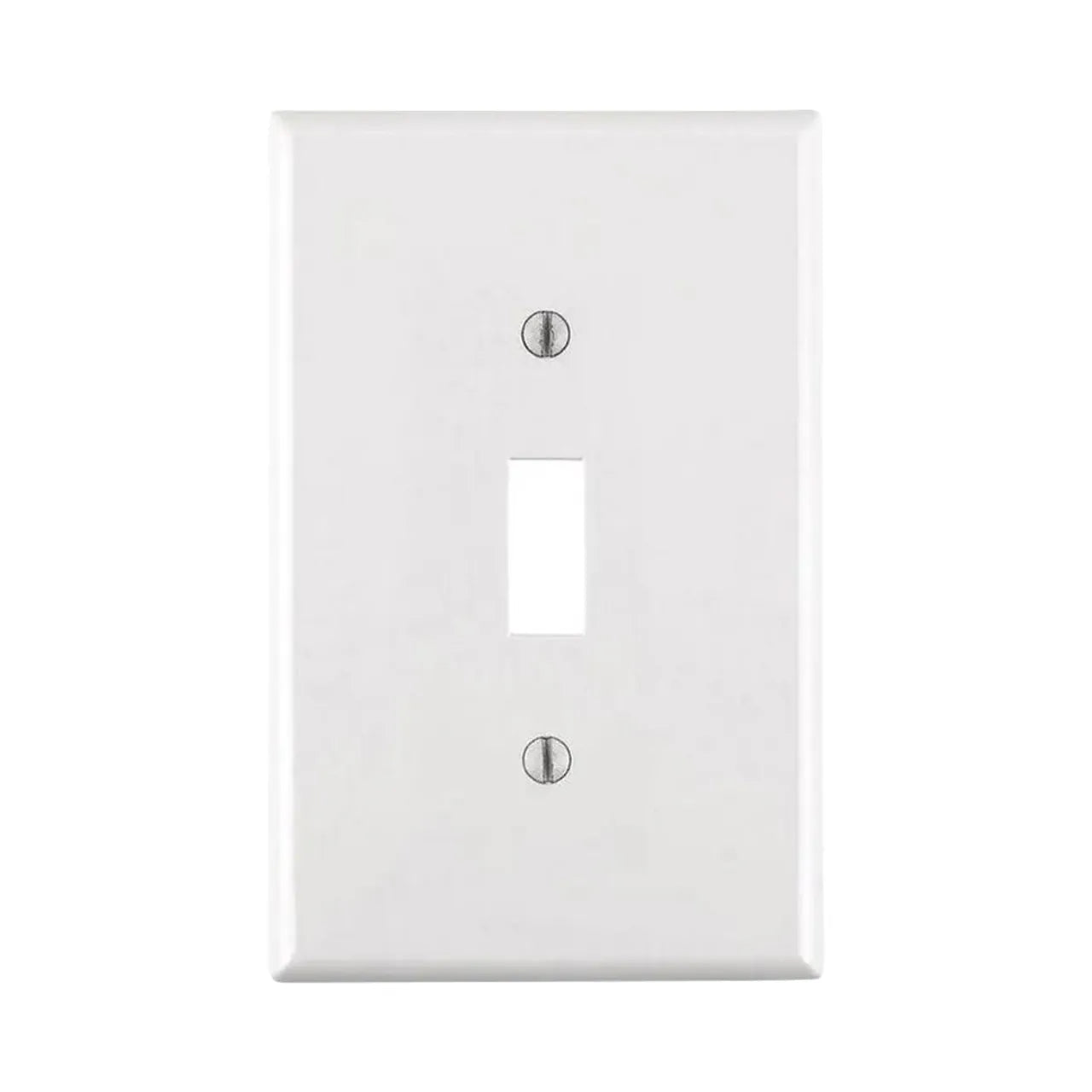 1-Gang White Midway Toggle Nylon Wall Plate 10 Pack