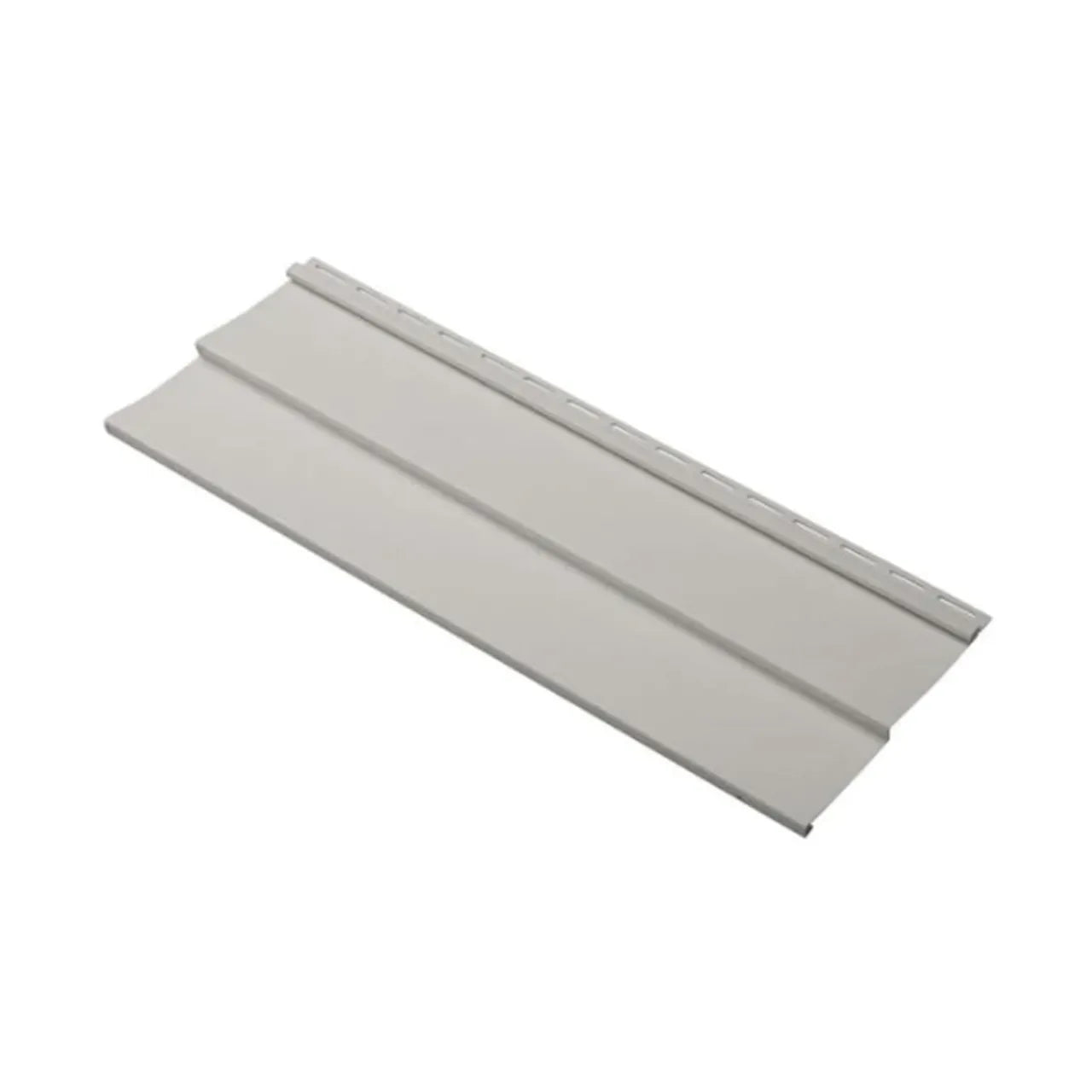 4 in. x 150 in. Double Lap Vinyl Siding - Pewter